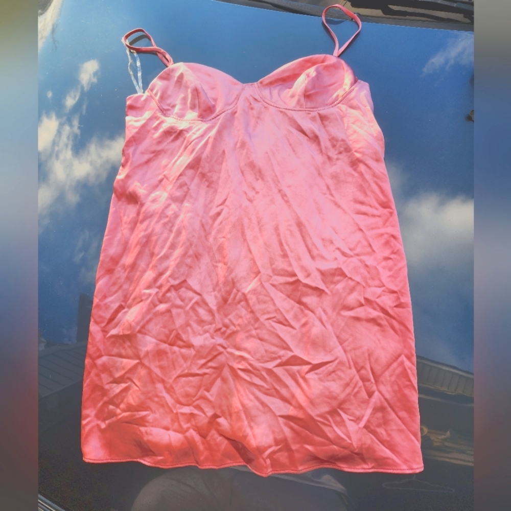 Women's Bra Cup Satin Slip Dress - Wild Fable - Picture 1 of 8